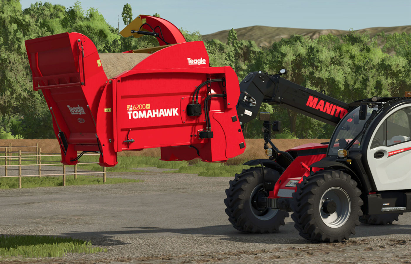 6200H and telehandler