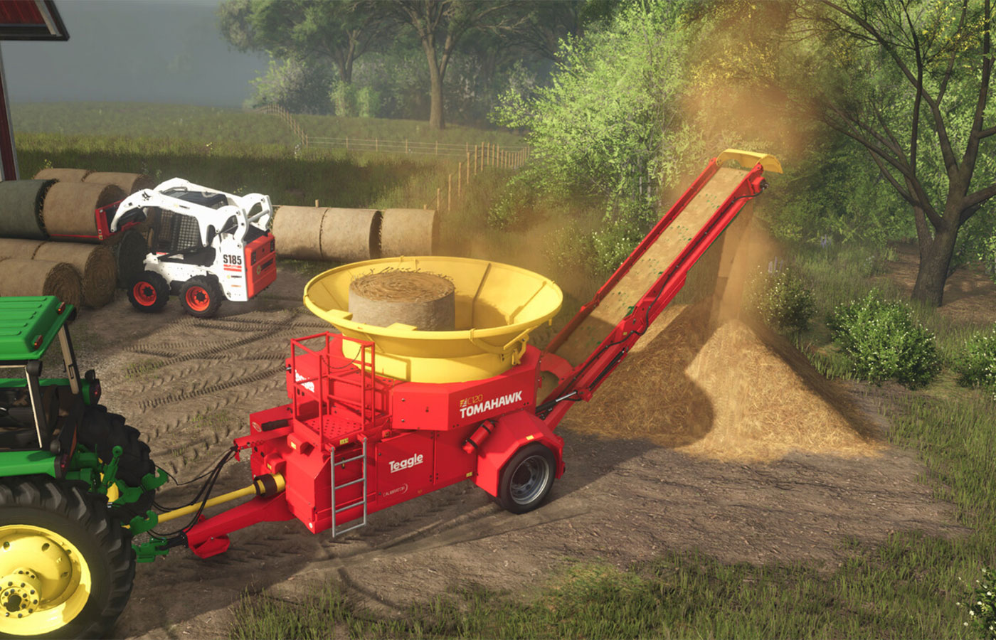 C120 processing more straw